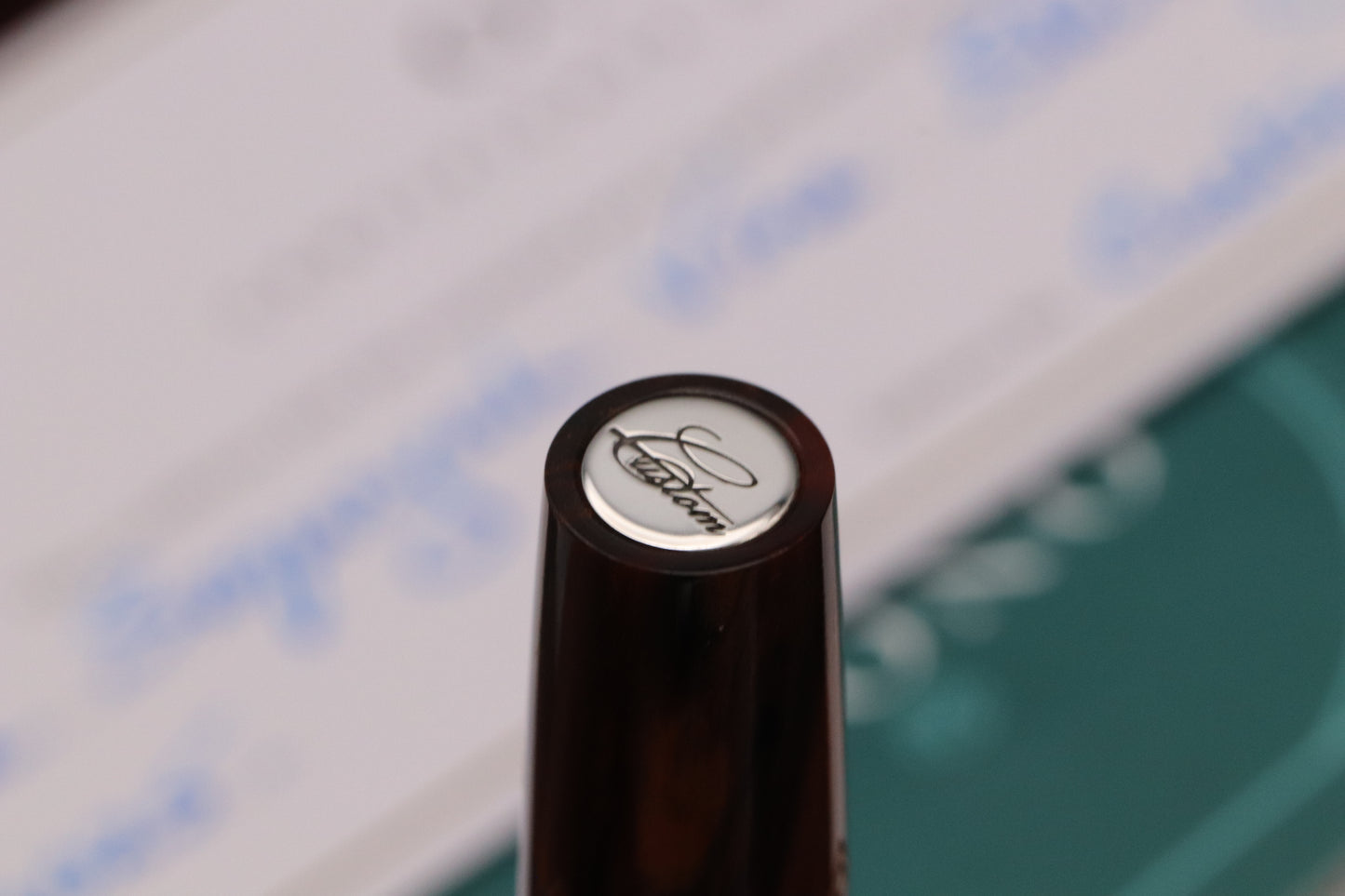Onoto Sequoyah Vine Sterling Silver 1/1 Fountain Pen - 18k EF Nib