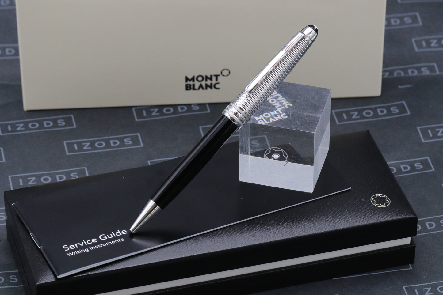 Montblanc Meisterstuck Classique Platinum Geometry Doue Ballpoint Pen - UNUSED