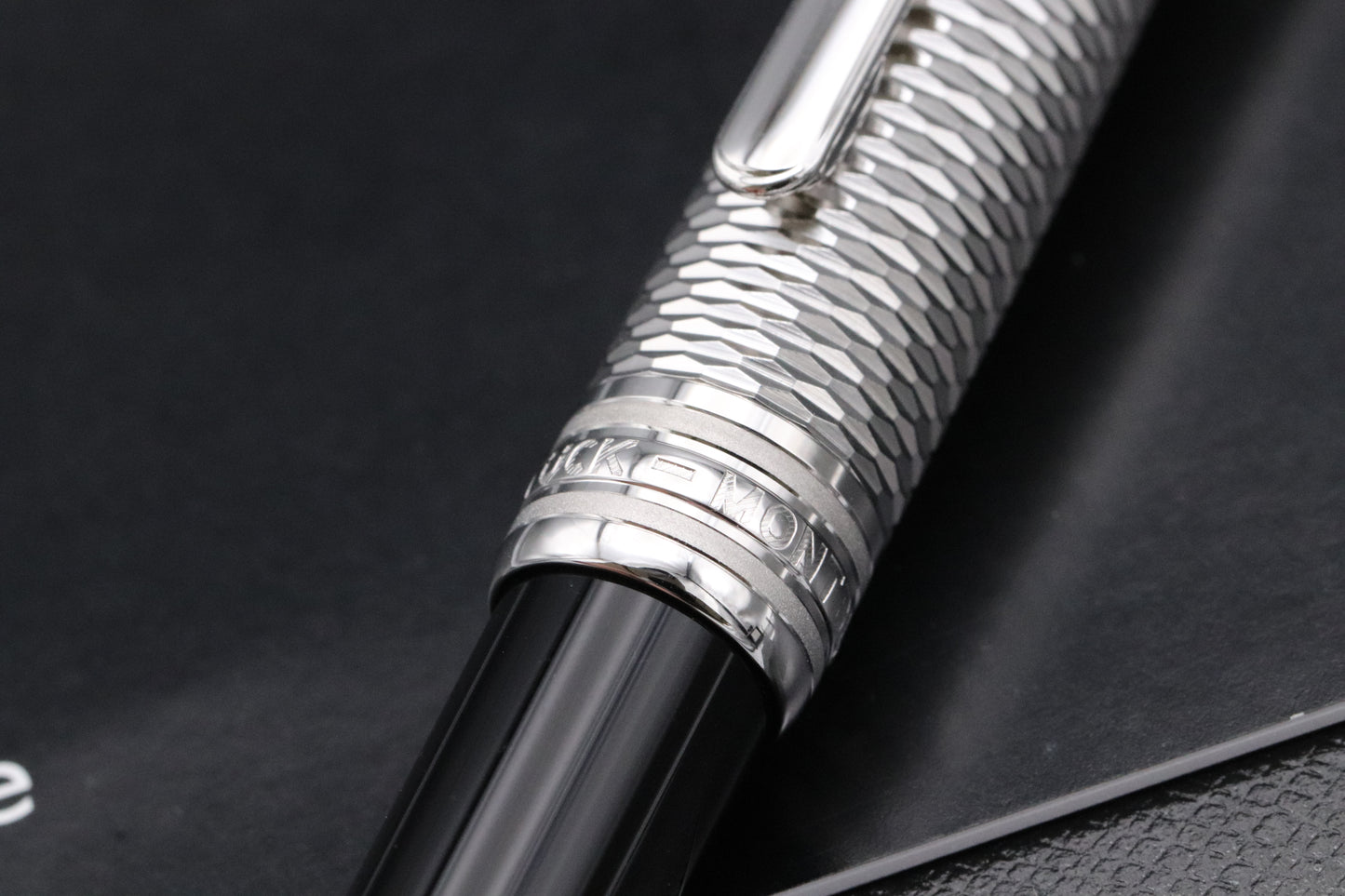 Montblanc Meisterstuck Classique Platinum Geometry Doue Ballpoint Pen - UNUSED