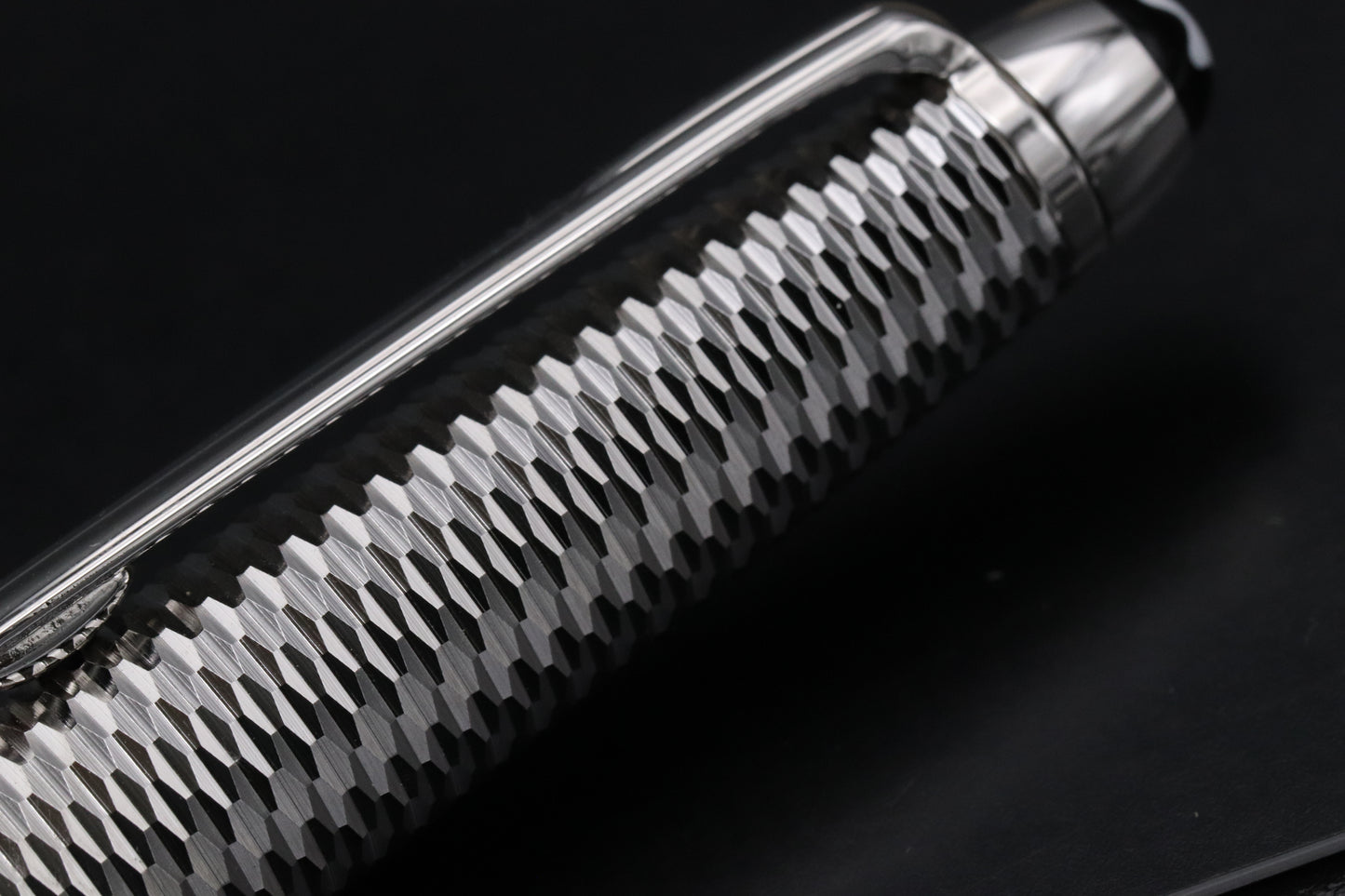 Montblanc Meisterstuck Classique Platinum Geometry Doue Ballpoint Pen - UNUSED