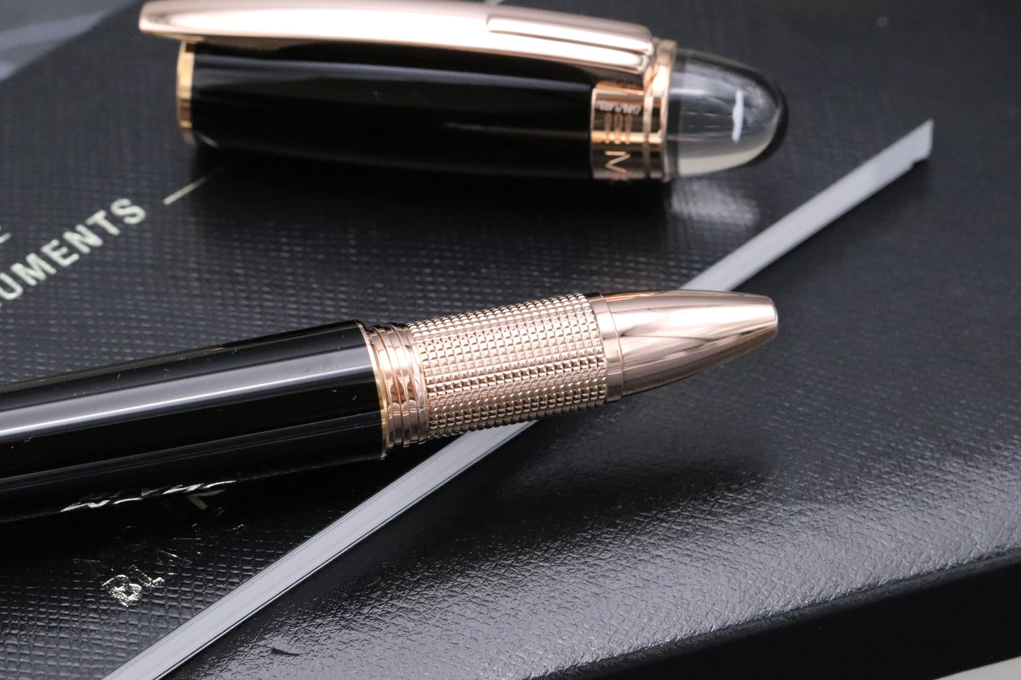 Montblanc Starwalker Red Gold Resin Rollerball / Fineliner Pen - UNUSED