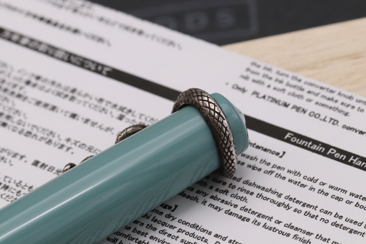 Nakaya Piccolo Writer Ama-iro Fountain Pen with Snake Stopper