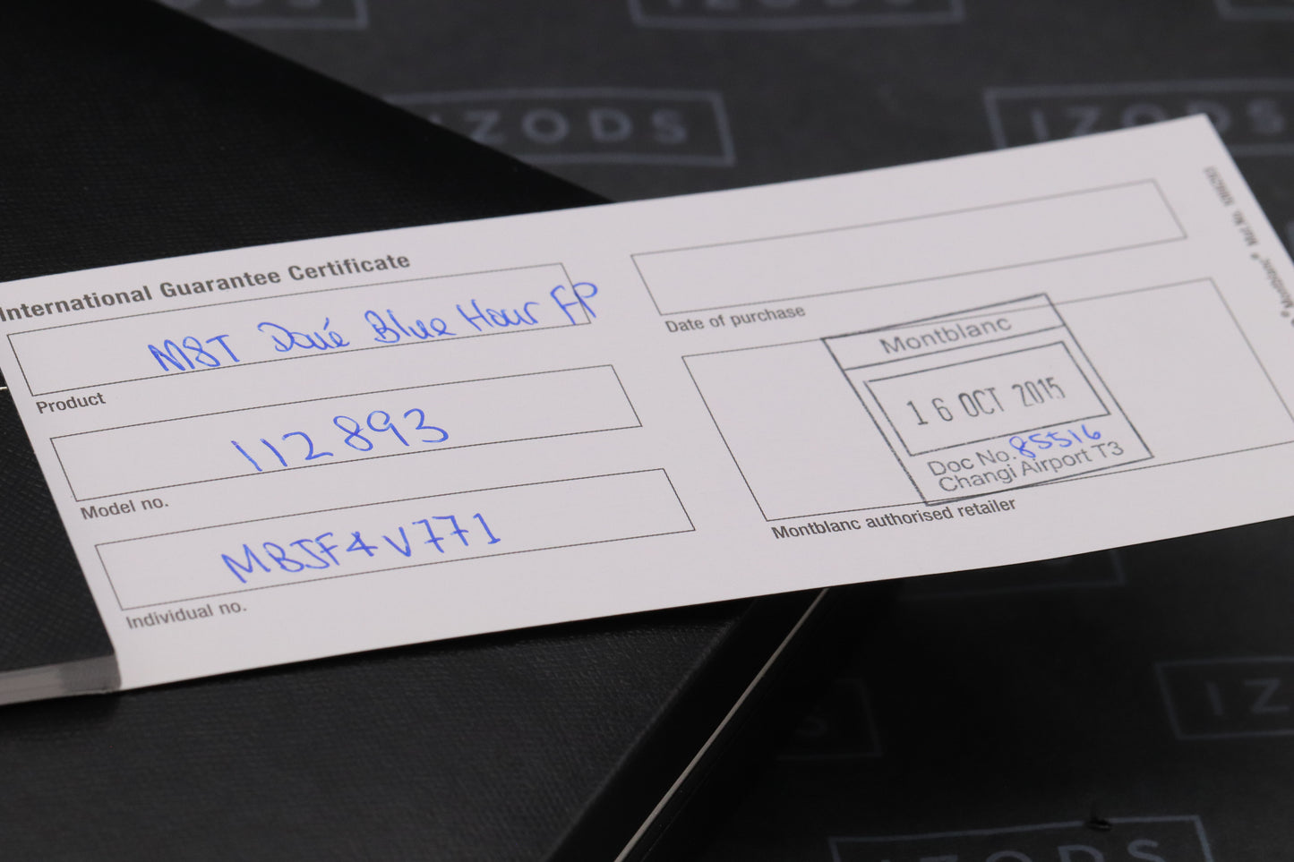 Montblanc Meisterstück Classique Blue Hour Doue Fountain Pen