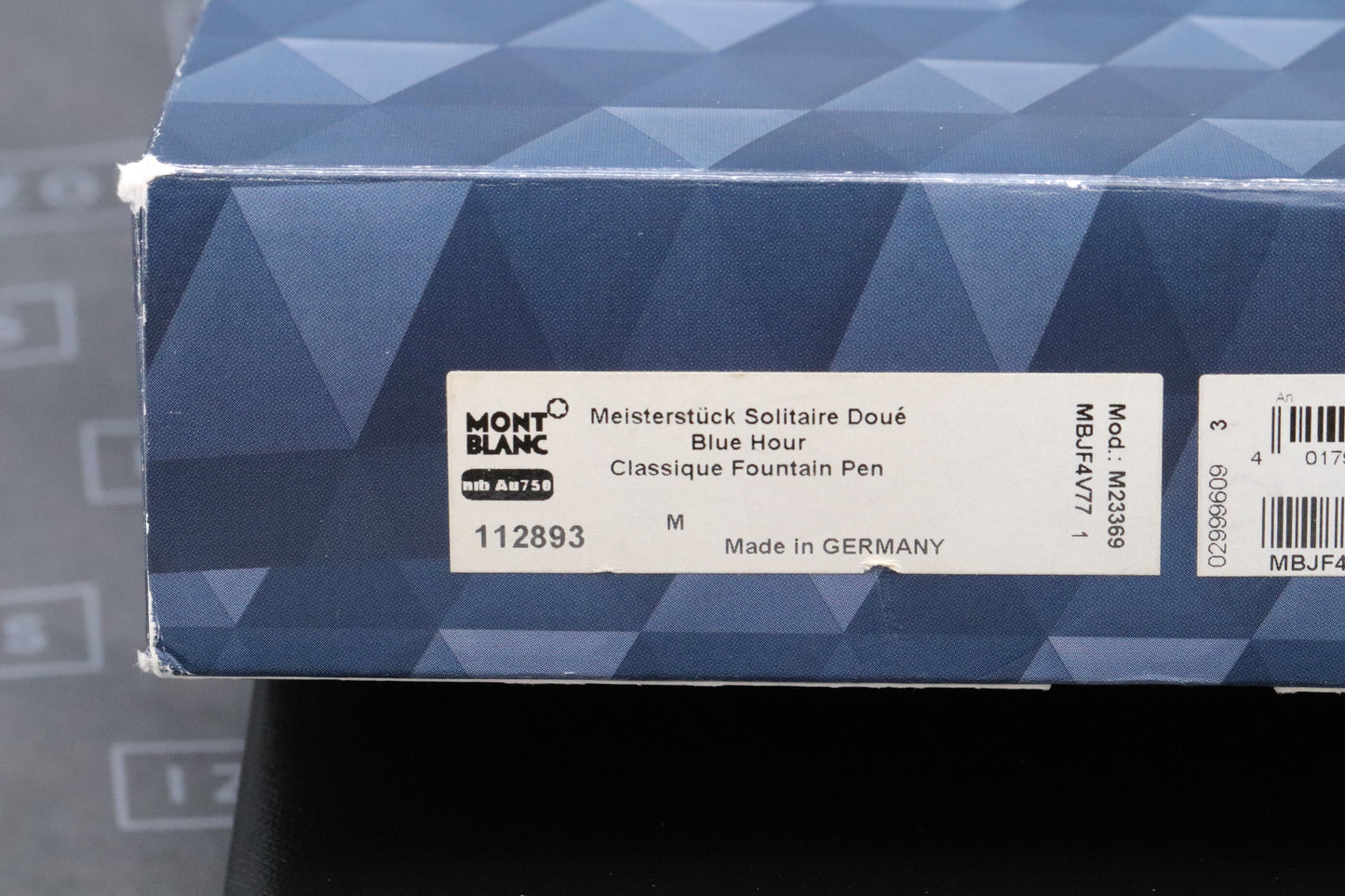 Montblanc Meisterstück Classique Blue Hour Doue Fountain Pen