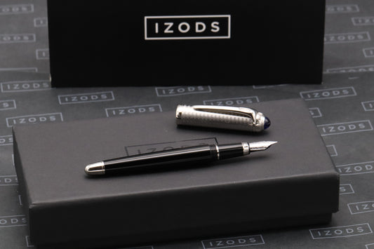 Cartier R de Cartier Circular-Grained Decor Fountain Pen