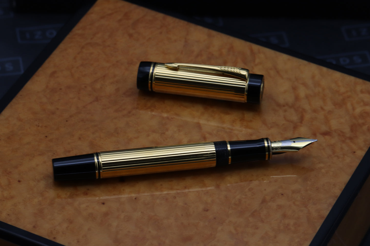 Parker Duofold Centennial Godron Gold Fountain Pen - MK1 - 1992
