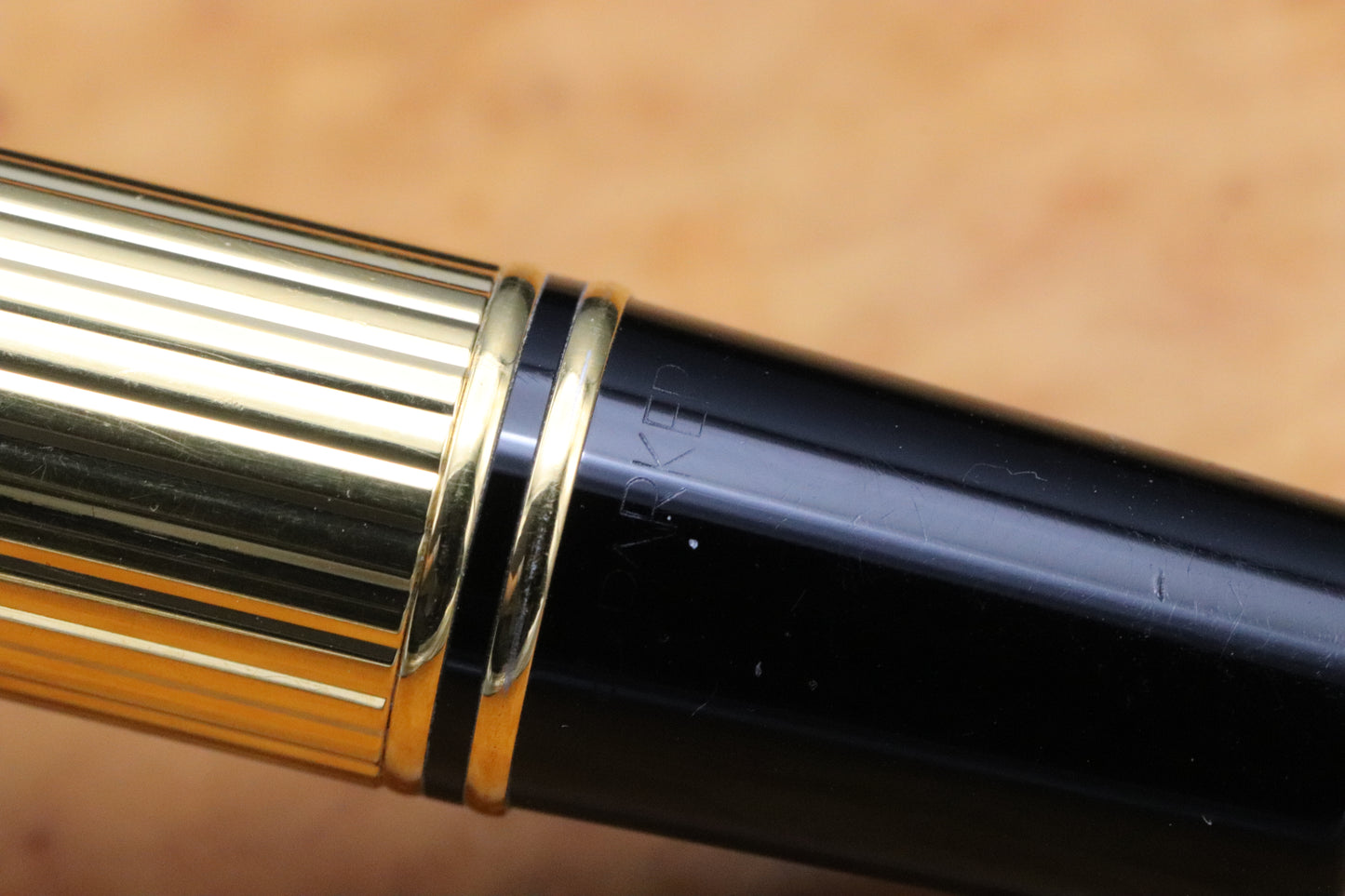 Parker Duofold Centennial Godron Gold Fountain Pen - MK1 - 1992
