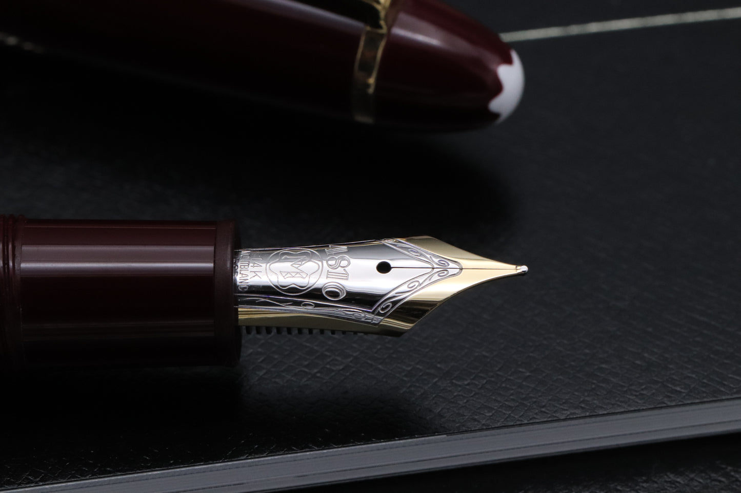 Montblanc Meisterstuck 146 LeGrand Bordeaux Fountain Pen - Fine Nib