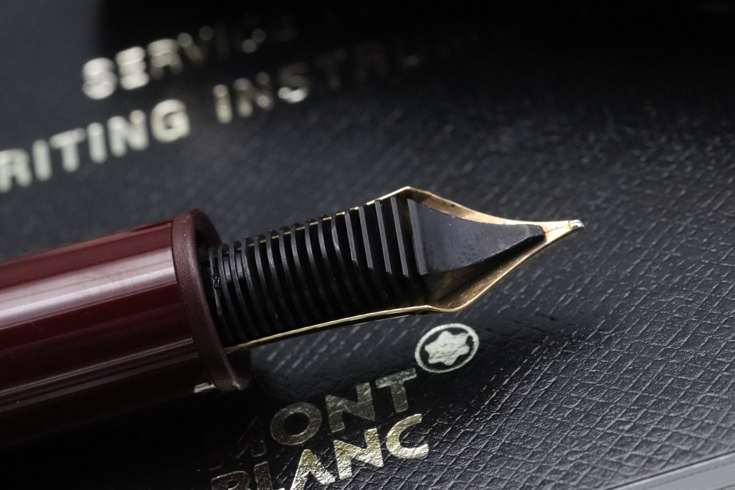 Montblanc Meisterstuck 146 LeGrand Bordeaux Fountain Pen - Fine Nib