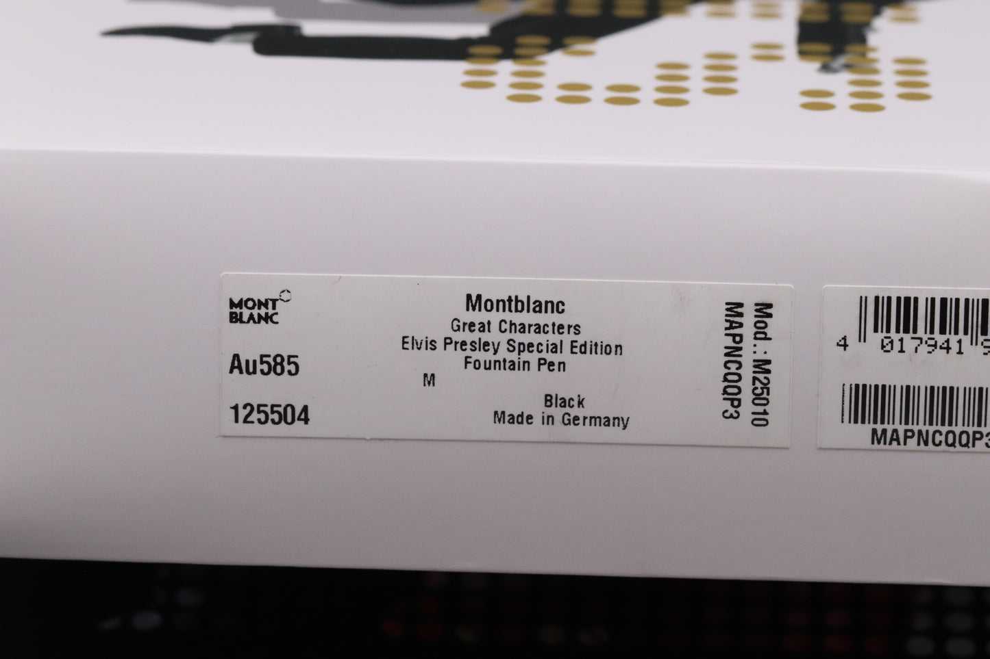 Montblanc Great Characters Elvis Presley Special Edition Fountain Pen - UNUSED