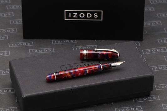 Conway Stewart Series 100 Nebula Sterling Silver Fountain Pen