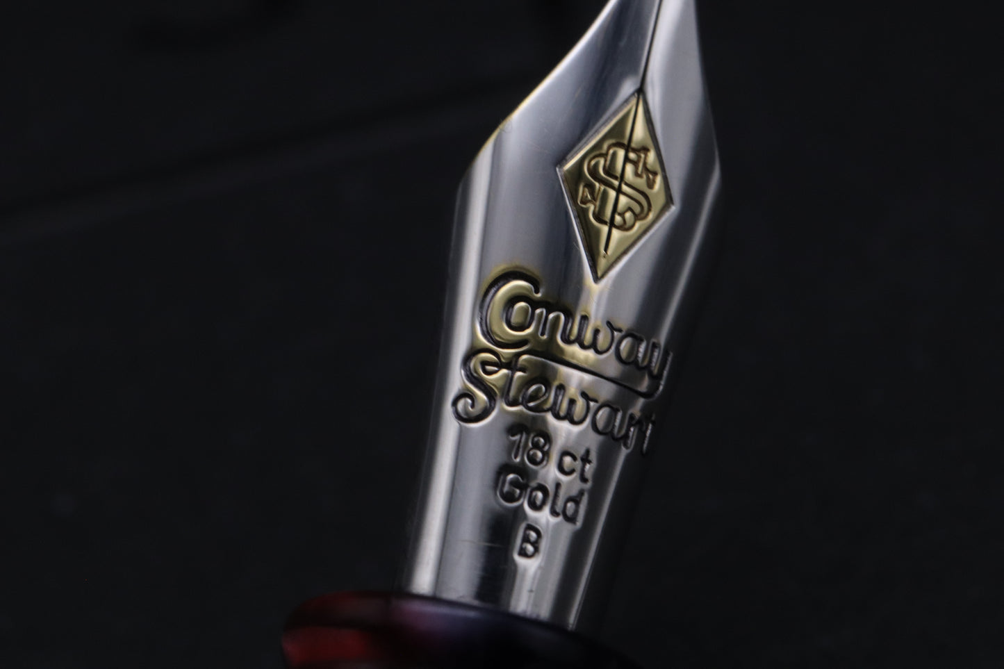 Conway Stewart Series 100 Nebula Sterling Silver Fountain Pen