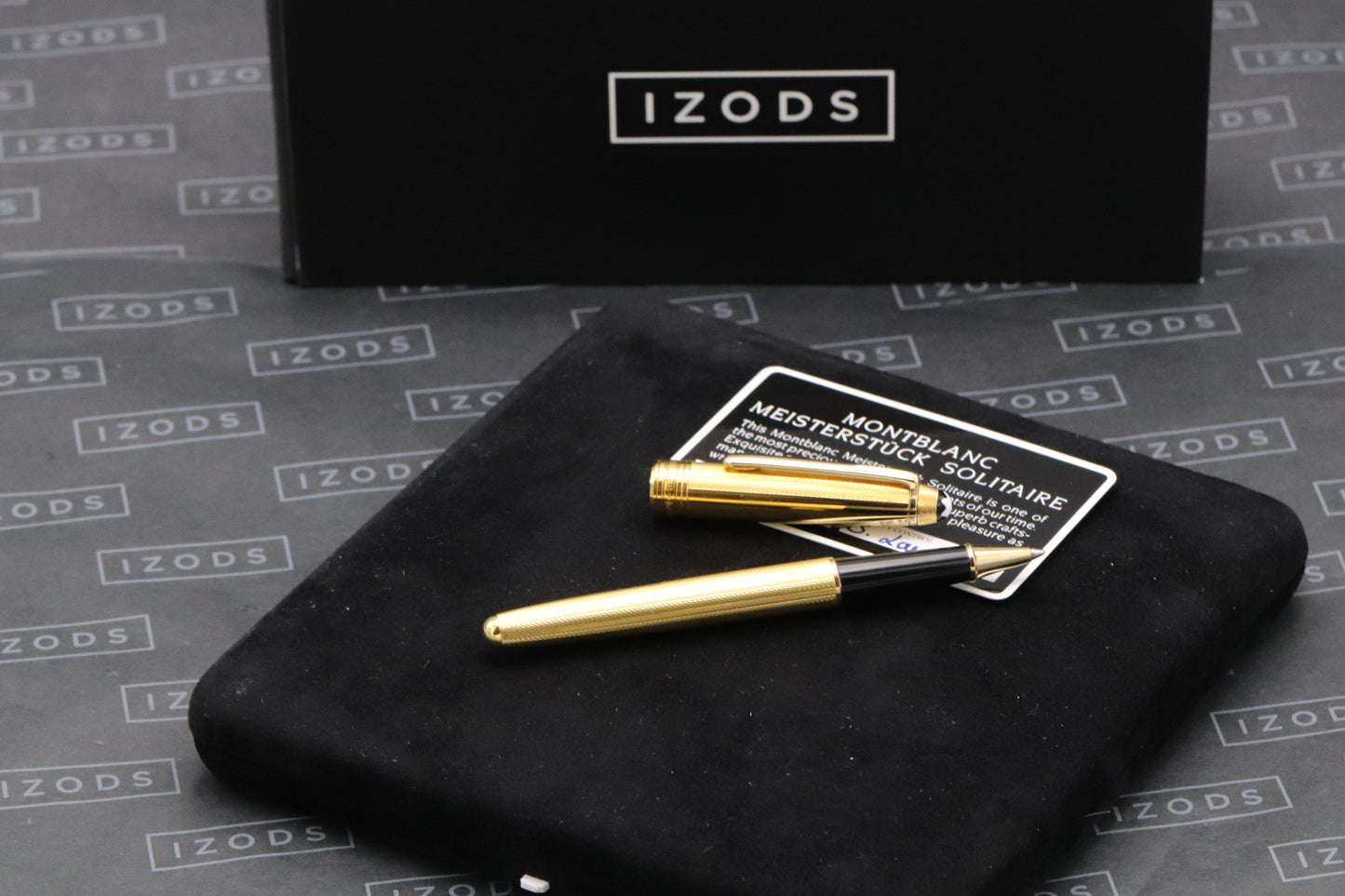 Montblanc Meisterstuck 163 Classique Gold Barley Rollerball Pen
