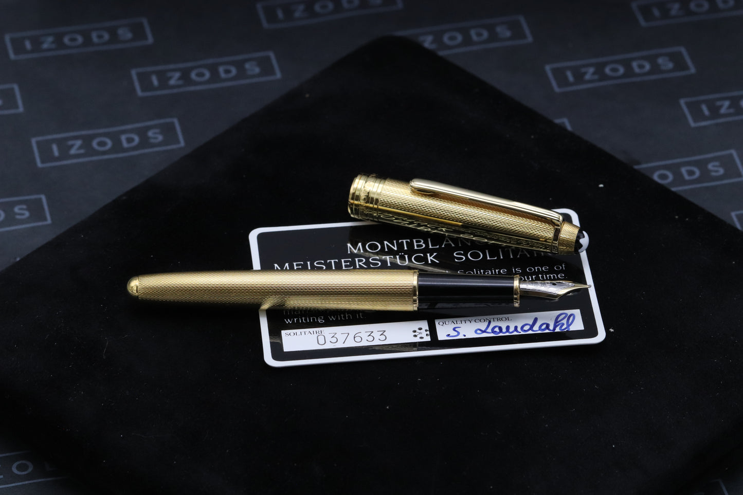 Montblanc Meisterstuck 144 Classique Gold Barley Fountain Pen