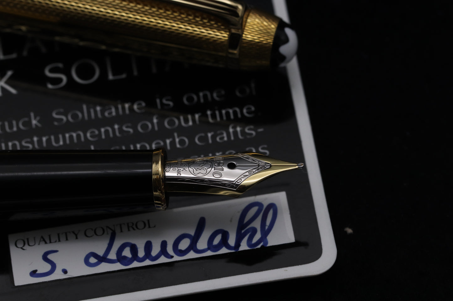 Montblanc Meisterstuck 144 Classique Gold Barley Fountain Pen