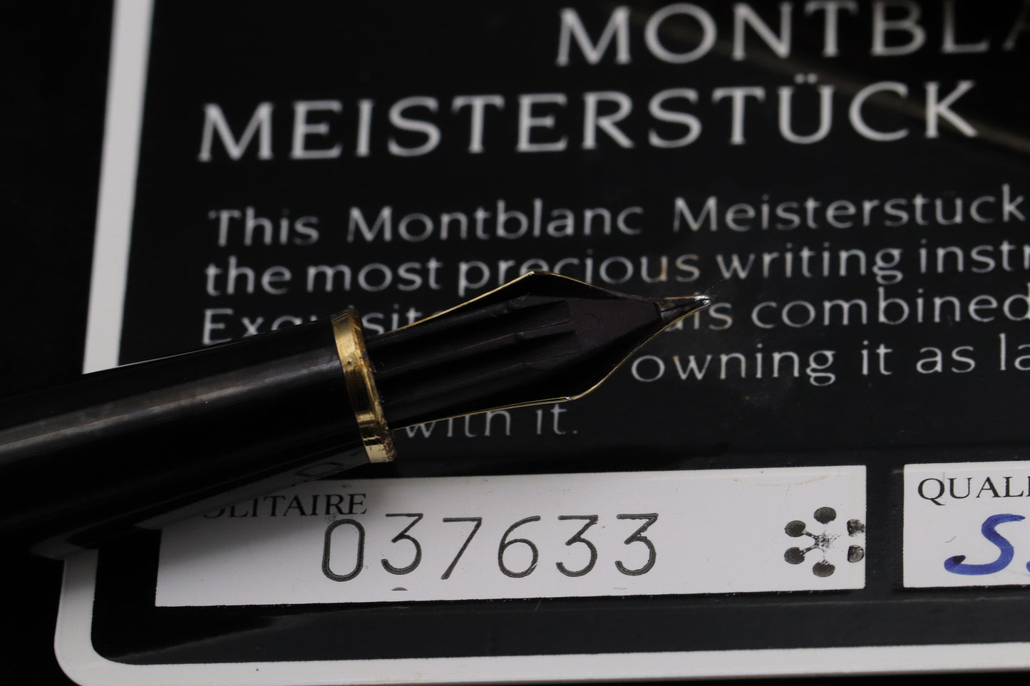 Montblanc Meisterstuck 144 Classique Gold Barley Fountain Pen