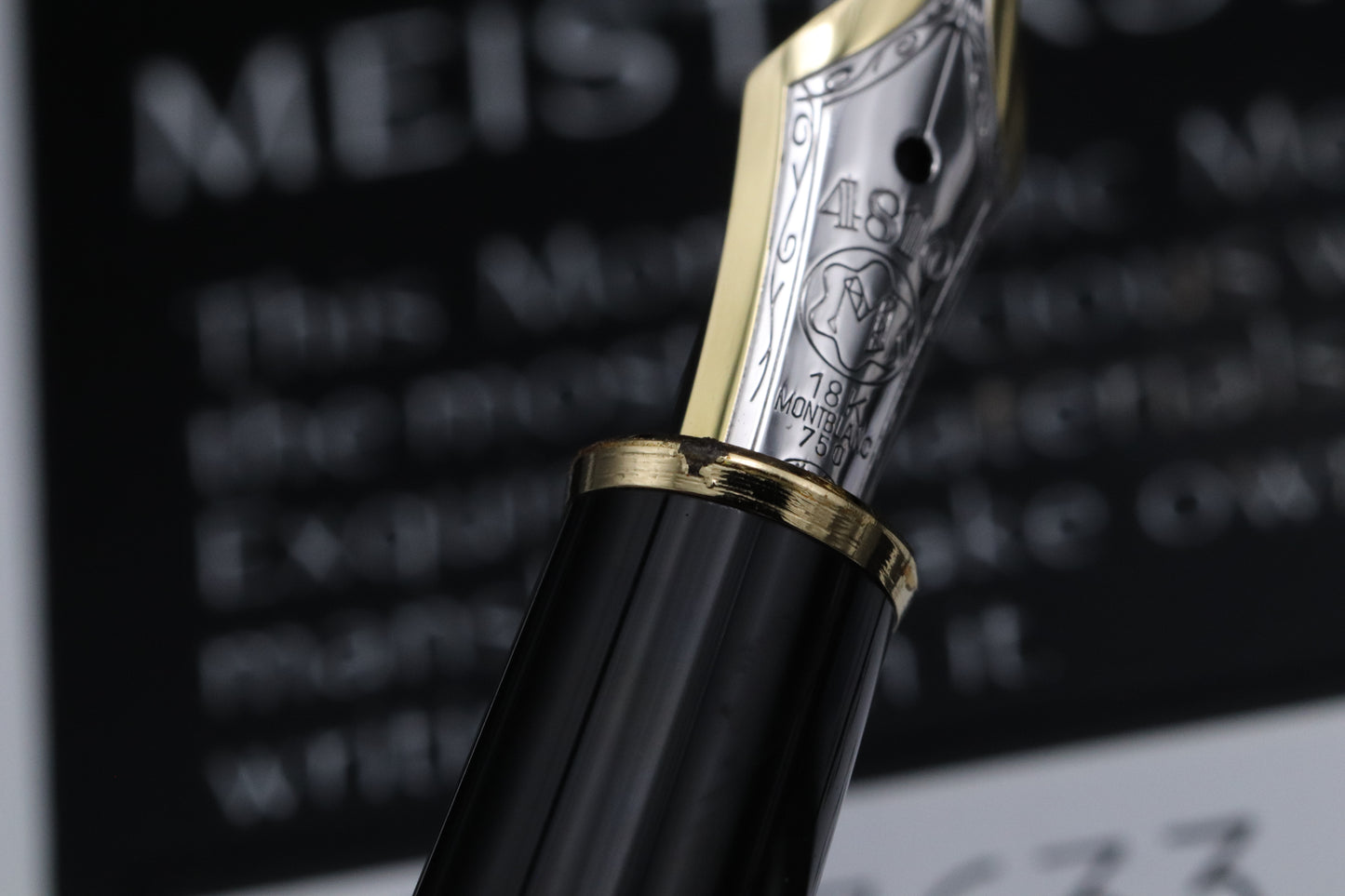 Montblanc Meisterstuck 144 Classique Gold Barley Fountain Pen
