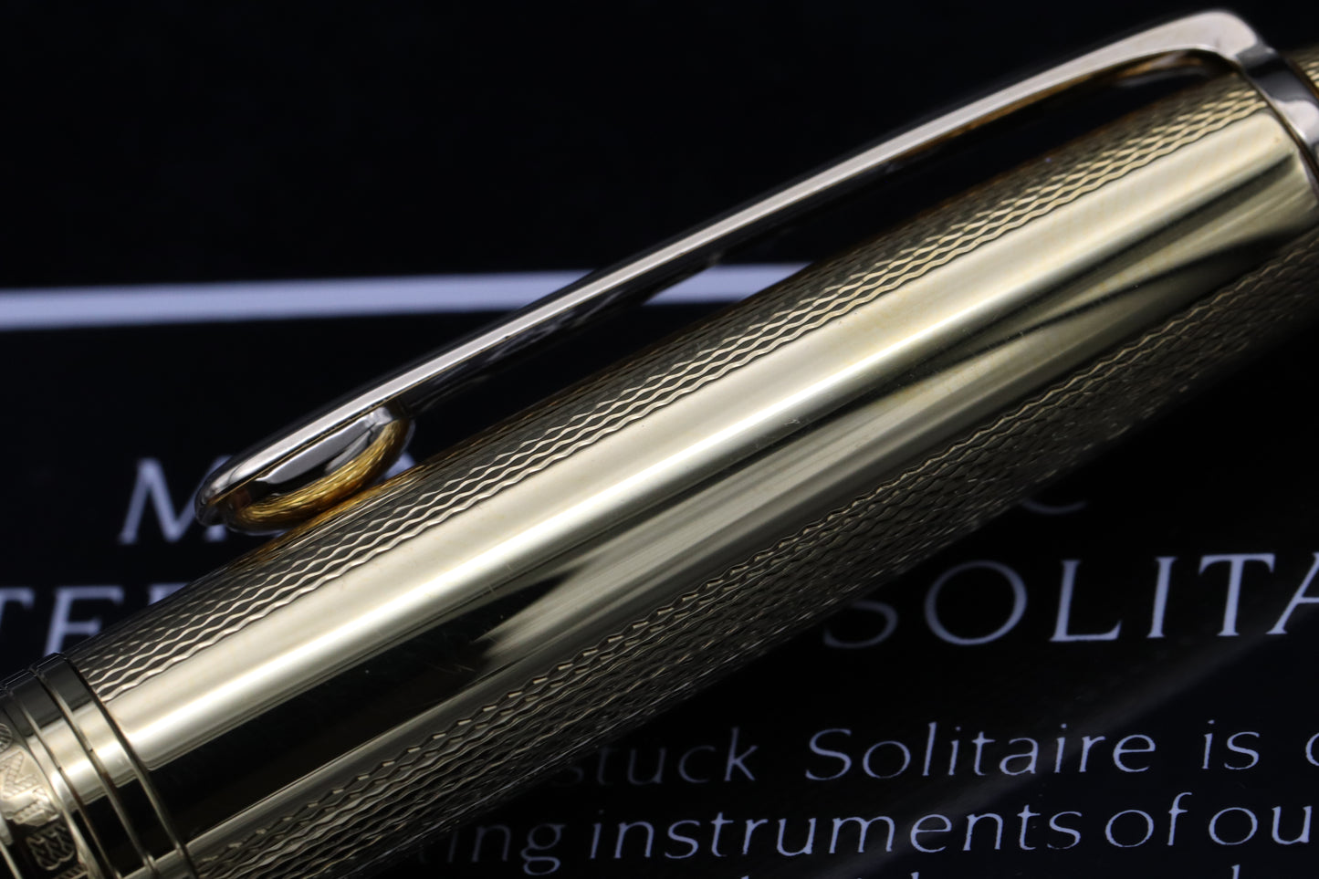 Montblanc Meisterstuck 144 Classique Gold Barley Fountain Pen