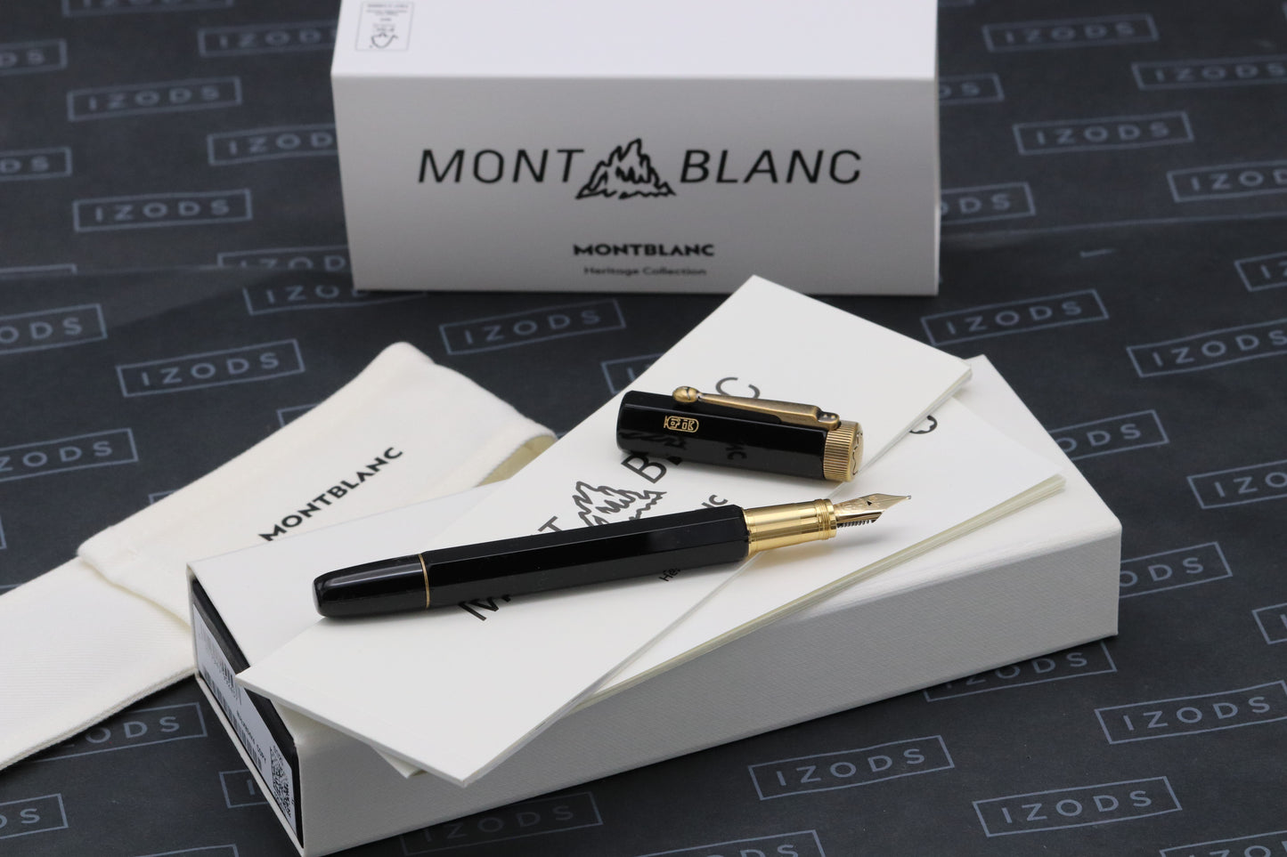 Montblanc Heritage Egyptomania Special Edition Black Fountain Pen - UNUSED - Fine Nib