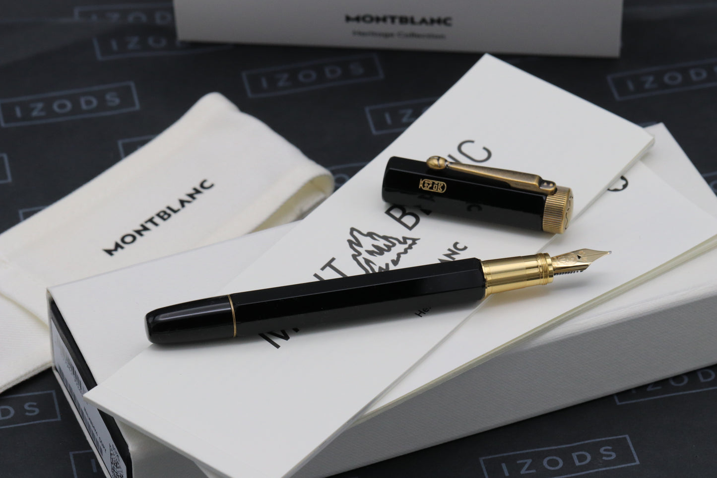 Montblanc Heritage Egyptomania Special Edition Black Fountain Pen - UNUSED - Fine Nib
