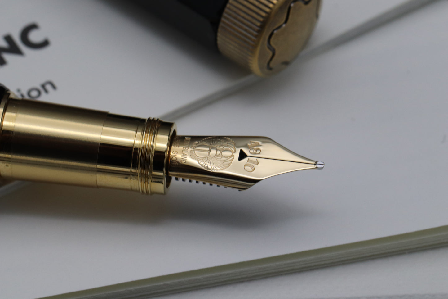 Montblanc Heritage Egyptomania Special Edition Black Fountain Pen - UNUSED - Fine Nib