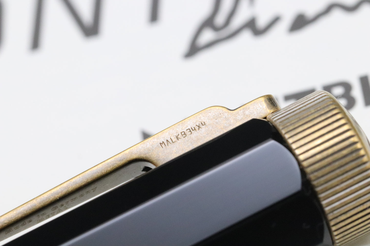 Montblanc Heritage Egyptomania Special Edition Black Fountain Pen - UNUSED - Fine Nib