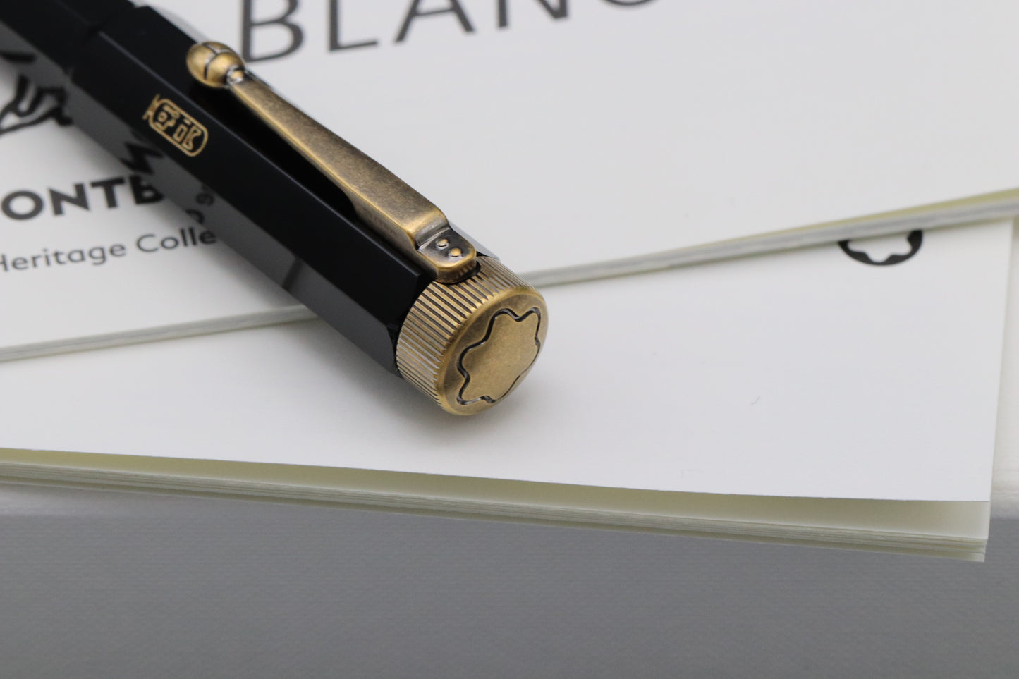Montblanc Heritage Egyptomania Special Edition Black Fountain Pen - UNUSED - Fine Nib