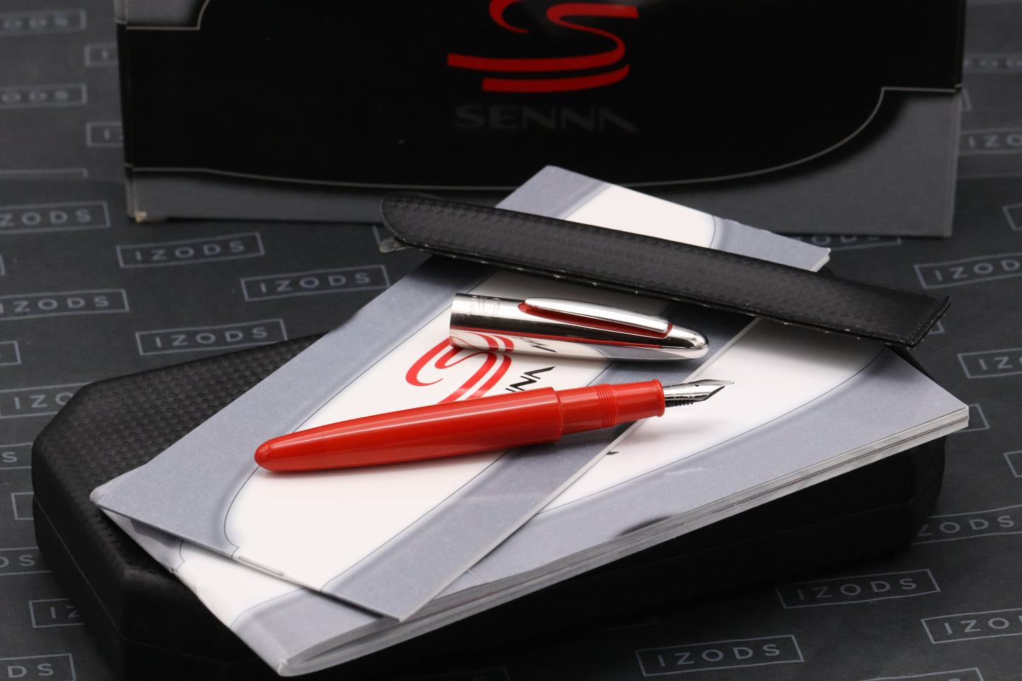 Omas Senna Speed Red Fountain Pen - NEVER INKED