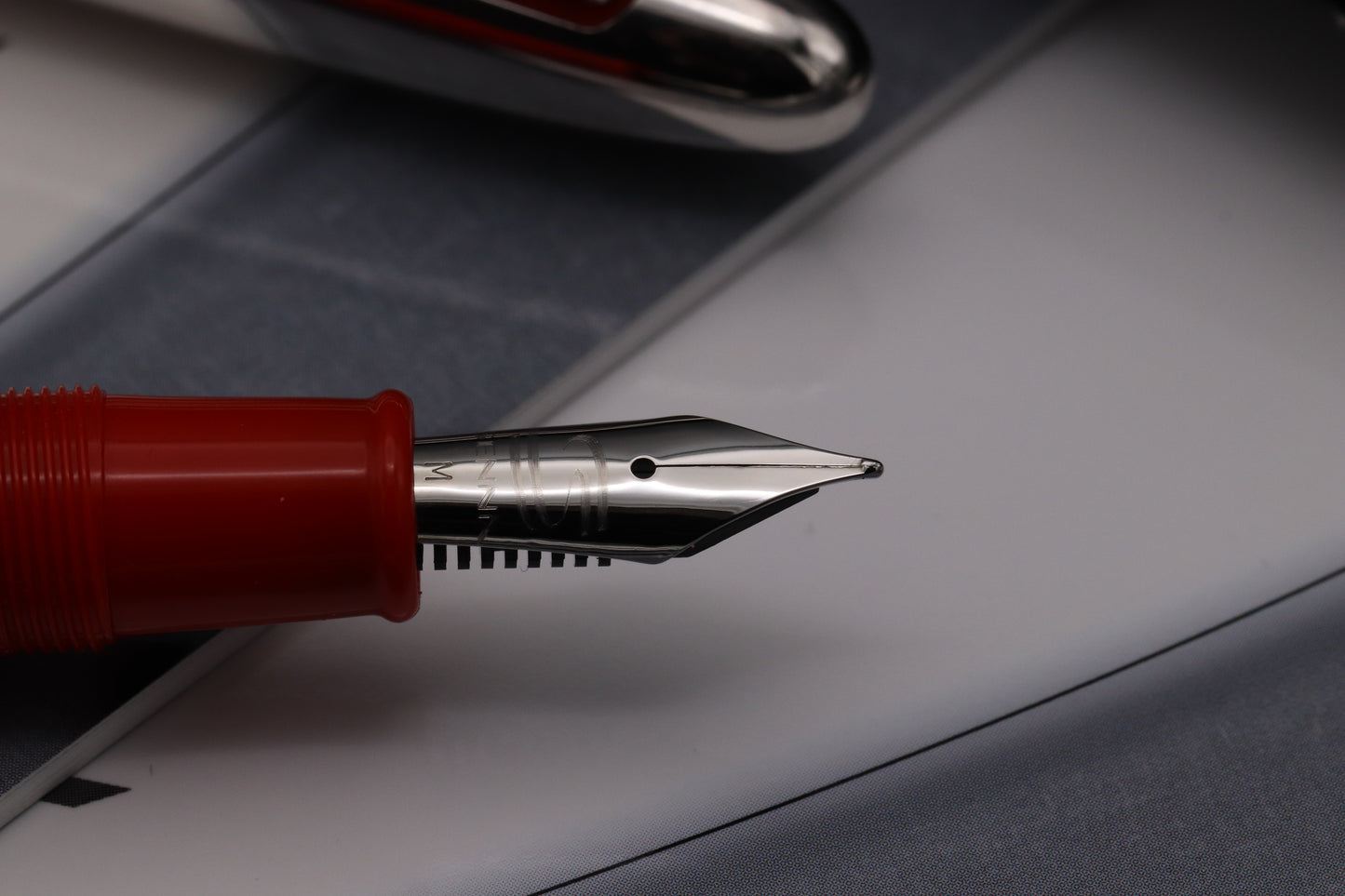 Omas Senna Speed Red Fountain Pen - NEVER INKED