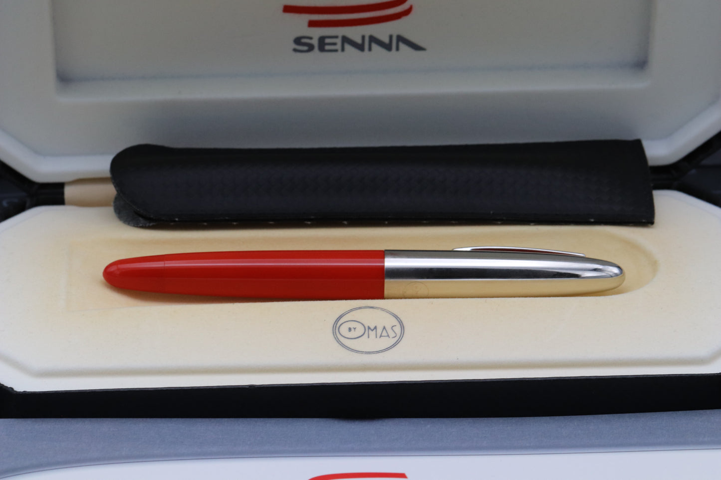Omas Senna Speed Red Fountain Pen - NEVER INKED