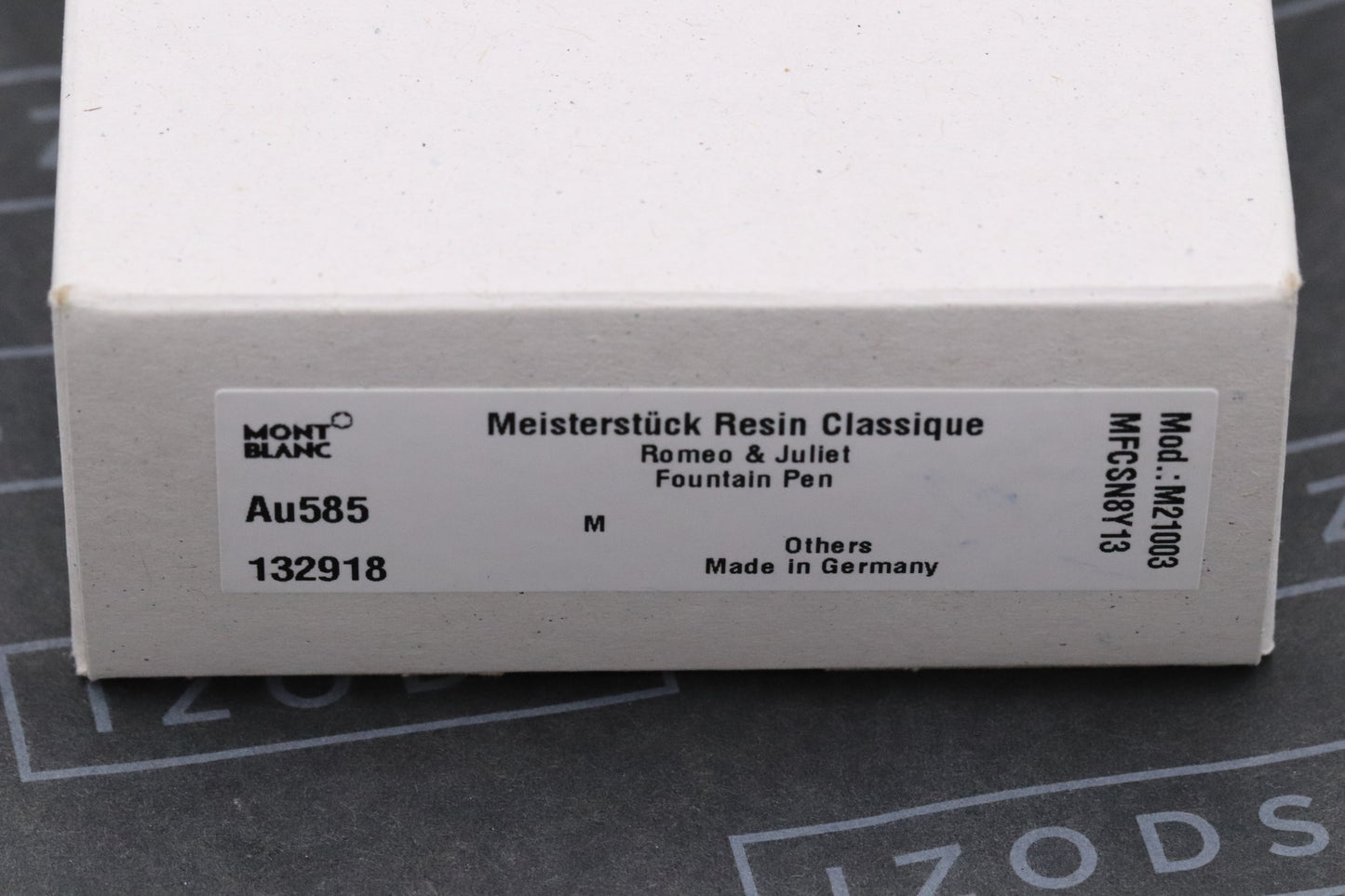 Montblanc Meisterstuck Classique Romeo & Juliet Fountain Pen - NEW