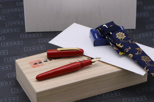 Nakaya Portable Writer Shu Fountain Pen - UNUSED - Fine Nib