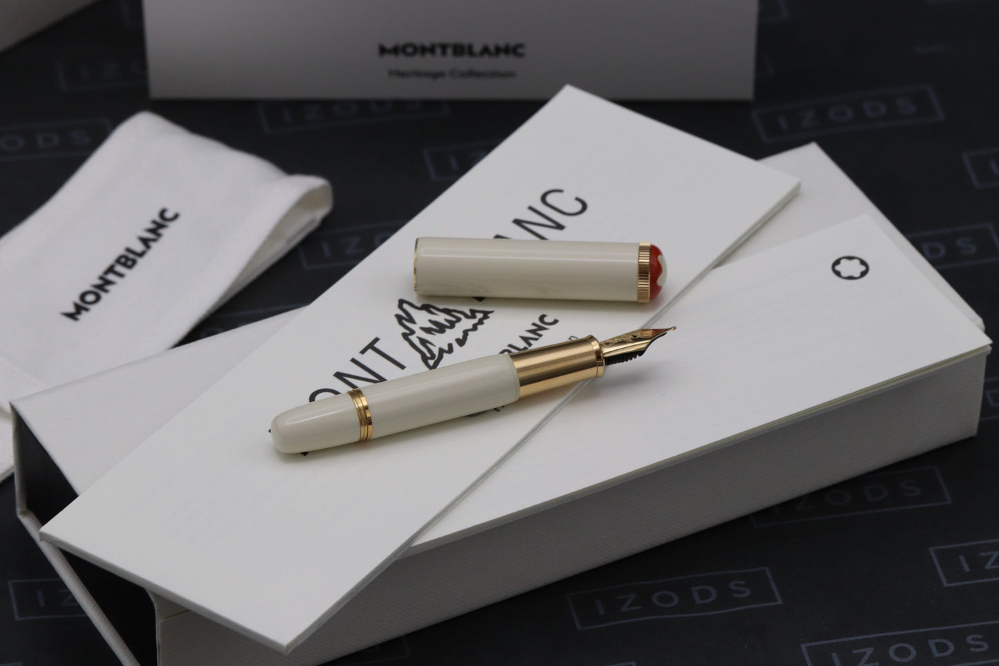 Montblanc Heritage Rouge et Noir Baby Ivory-Coloured Fountain Pen - Fine Nib