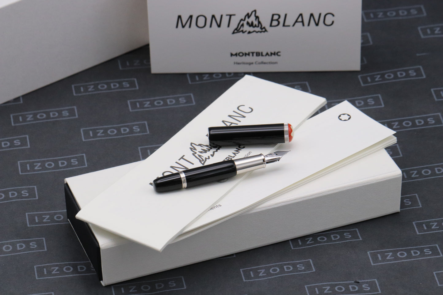 Montblanc Heritage Rouge et Noir Baby Black Resin Fountain Pen