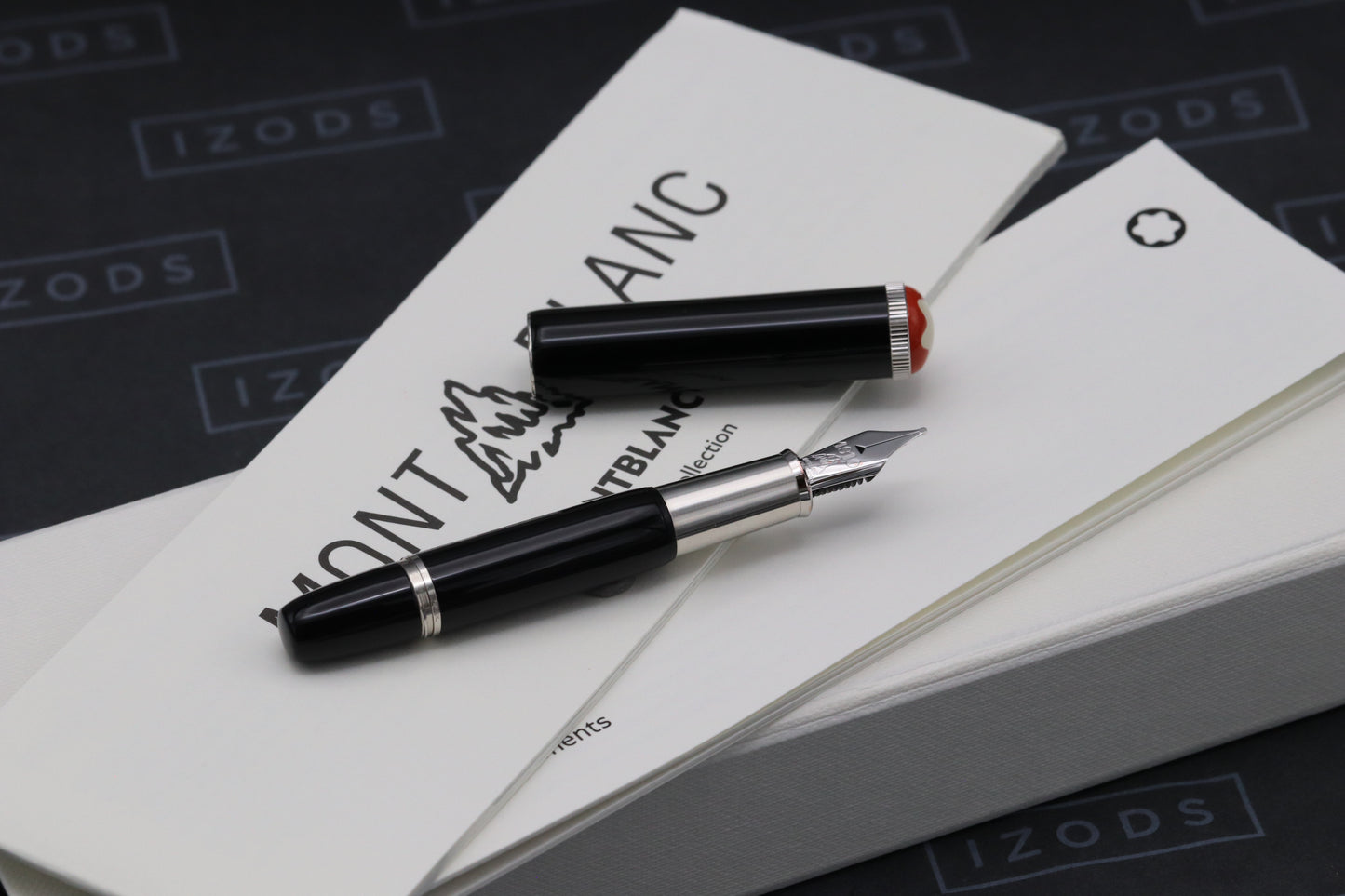 Montblanc Heritage Rouge et Noir Baby Black Resin Fountain Pen