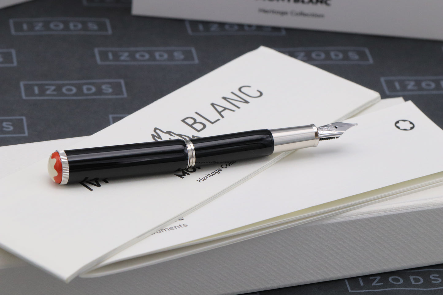 Montblanc Heritage Rouge et Noir Baby Black Resin Fountain Pen
