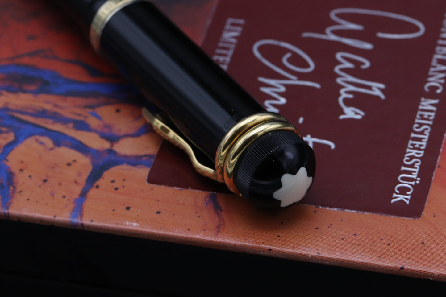 Montblanc Writers Edition Agatha Christie Vermeil Fountain Pen