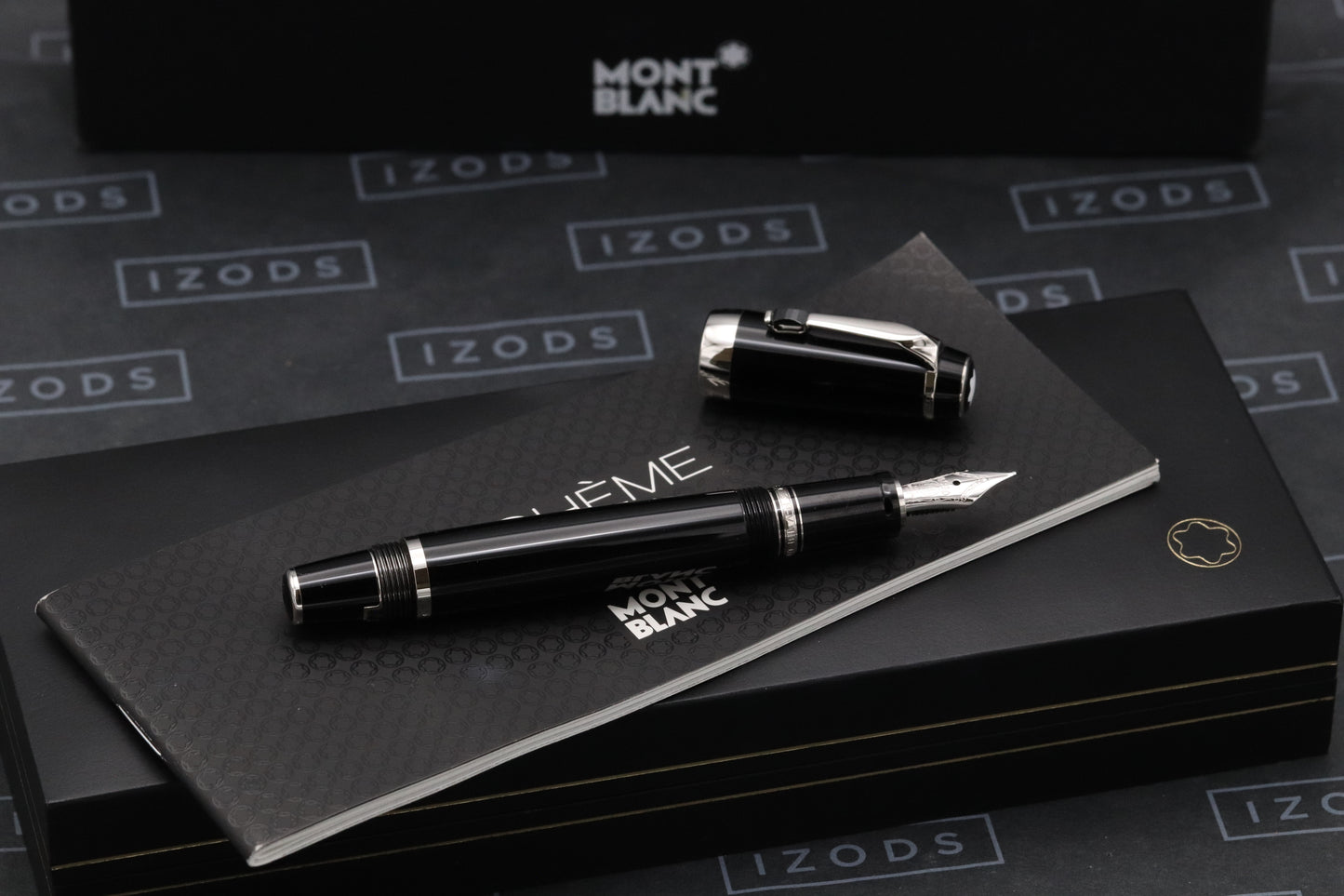 Montblanc Boheme Noir Fountain Pen - Fine Nib