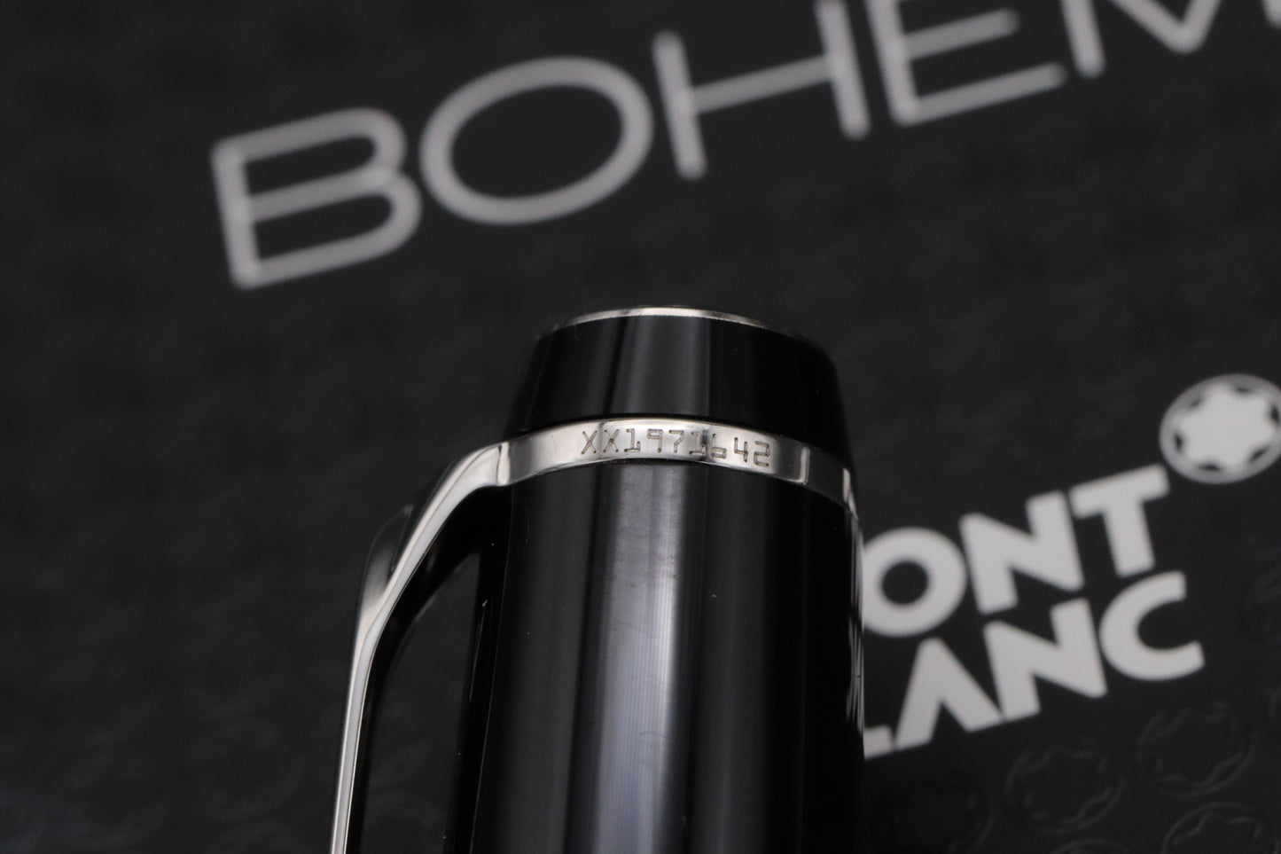 Montblanc Boheme Noir Fountain Pen - Fine Nib