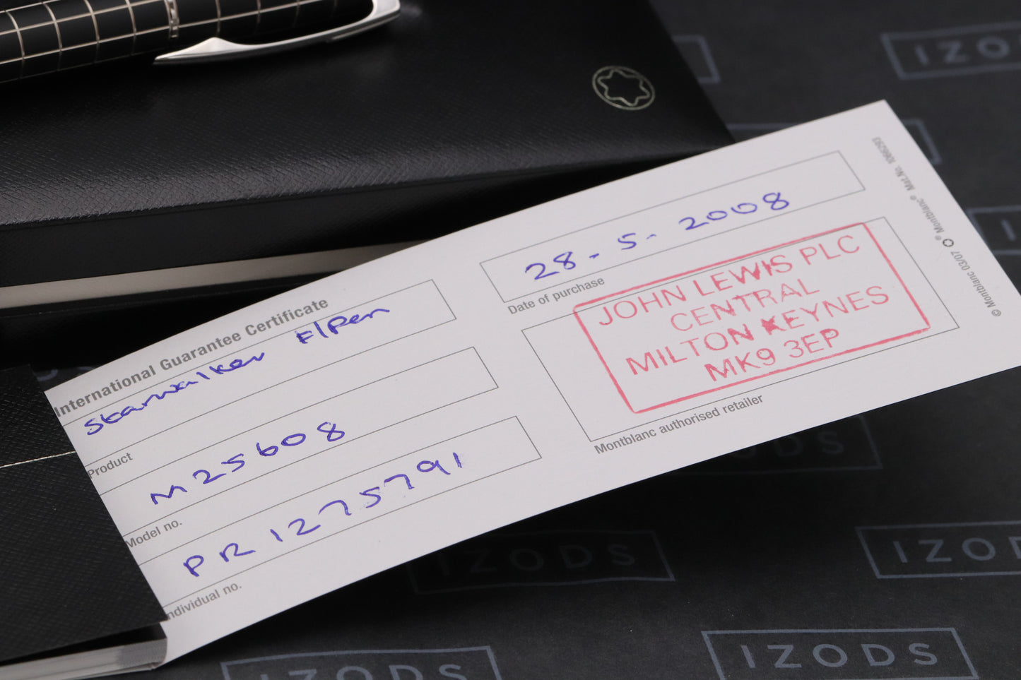 Montblanc Starwalker Rubber Platinum Fountain Pen