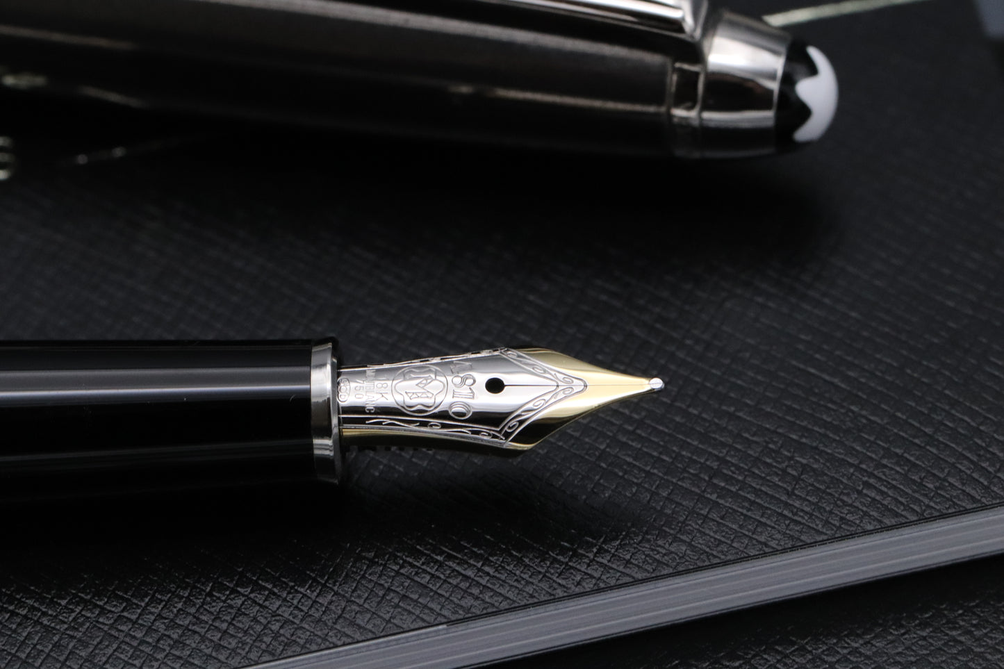 Montblanc Meisterstuck 144 Classique Hematite Solitaire Fountain Pen - UNUSED