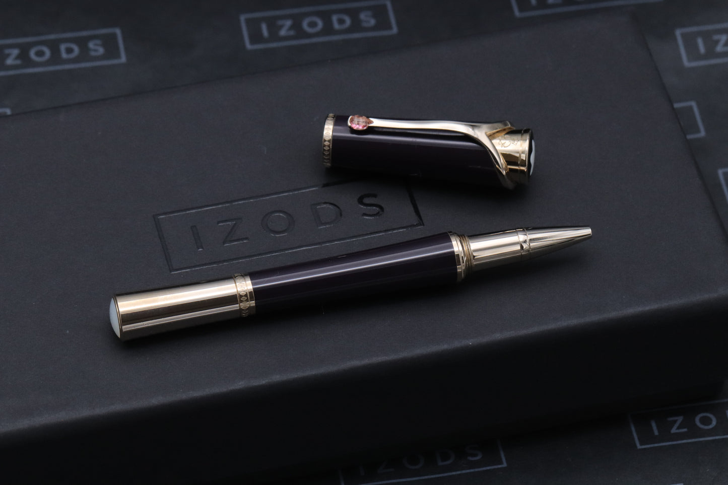 Montblanc Princesse Grace de Monaco Purple Rollerball / Fineliner Pen