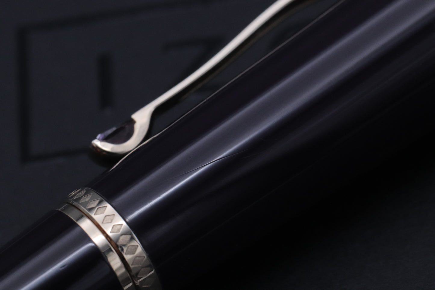 Montblanc Princesse Grace de Monaco Purple Rollerball / Fineliner Pen