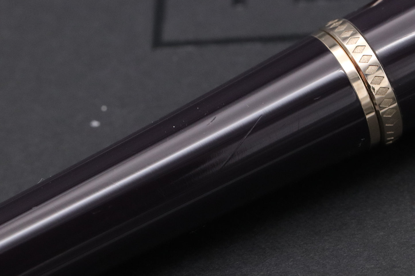 Montblanc Princesse Grace de Monaco Purple Rollerball / Fineliner Pen