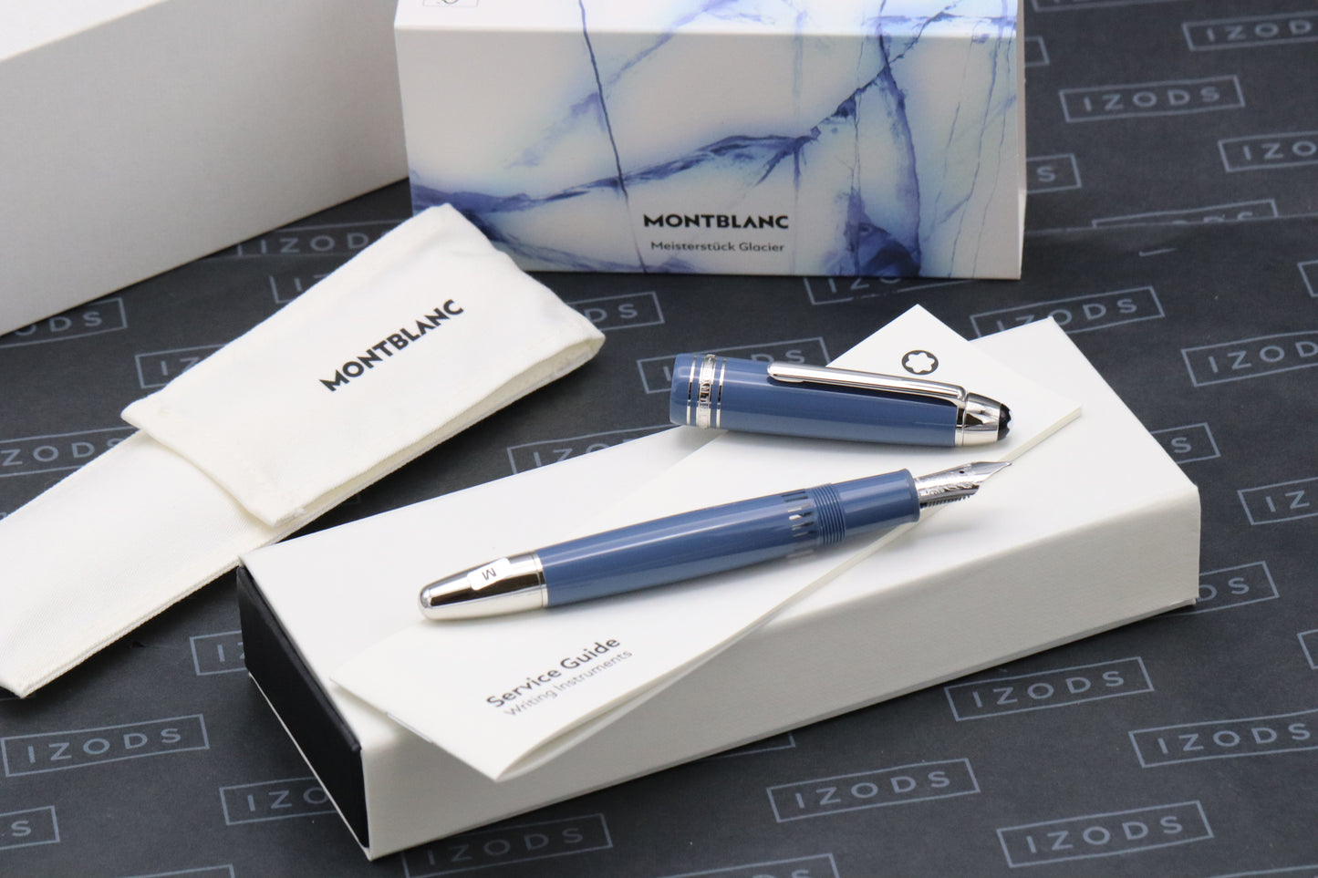 Montblanc Meisterstuck 146 LeGrand Glacier Fountain Pen - INKED ONCE