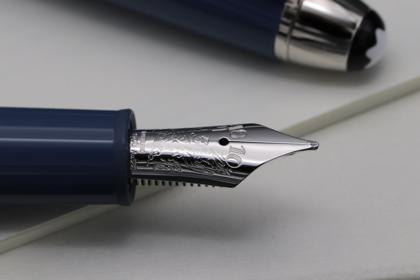 Montblanc Meisterstuck 146 LeGrand Glacier Fountain Pen - INKED ONCE