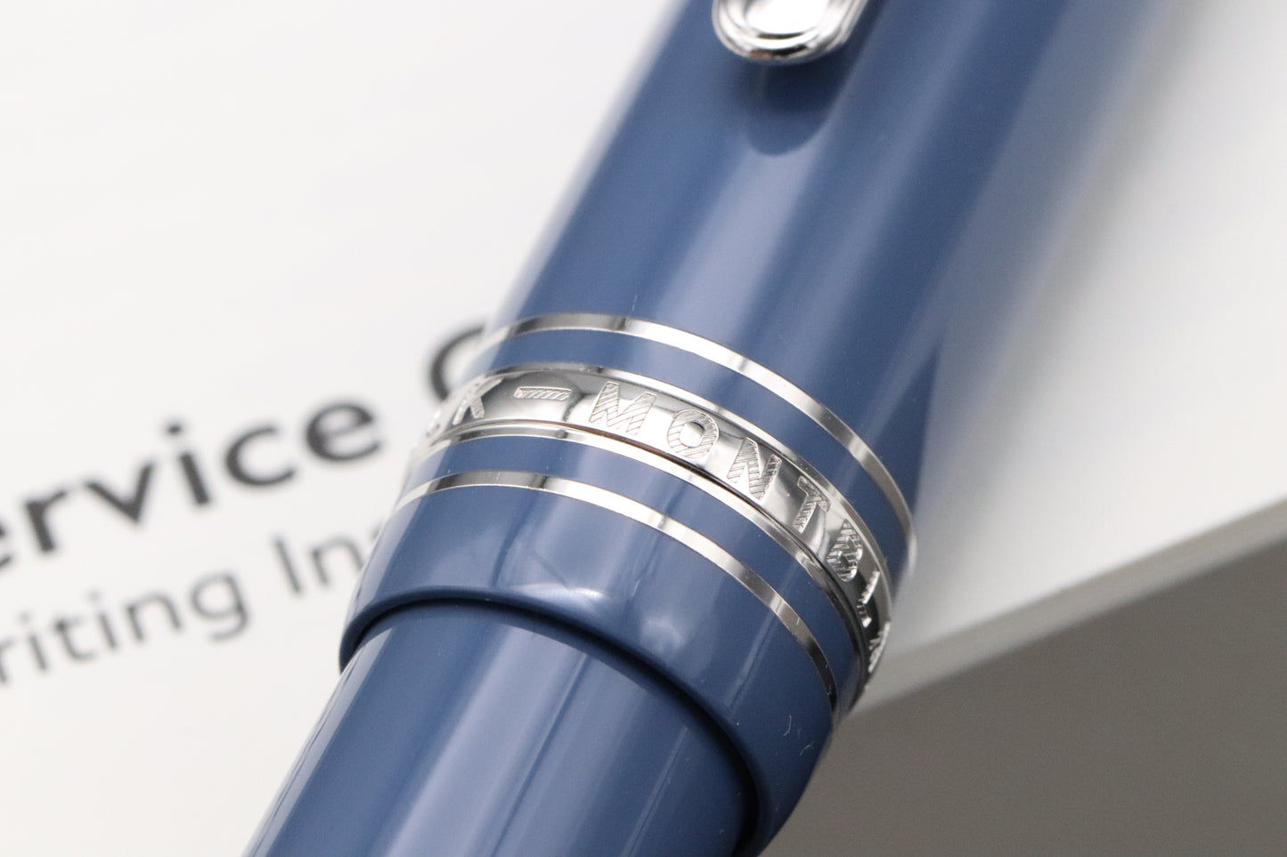 Montblanc Meisterstuck 146 LeGrand Glacier Fountain Pen - INKED ONCE