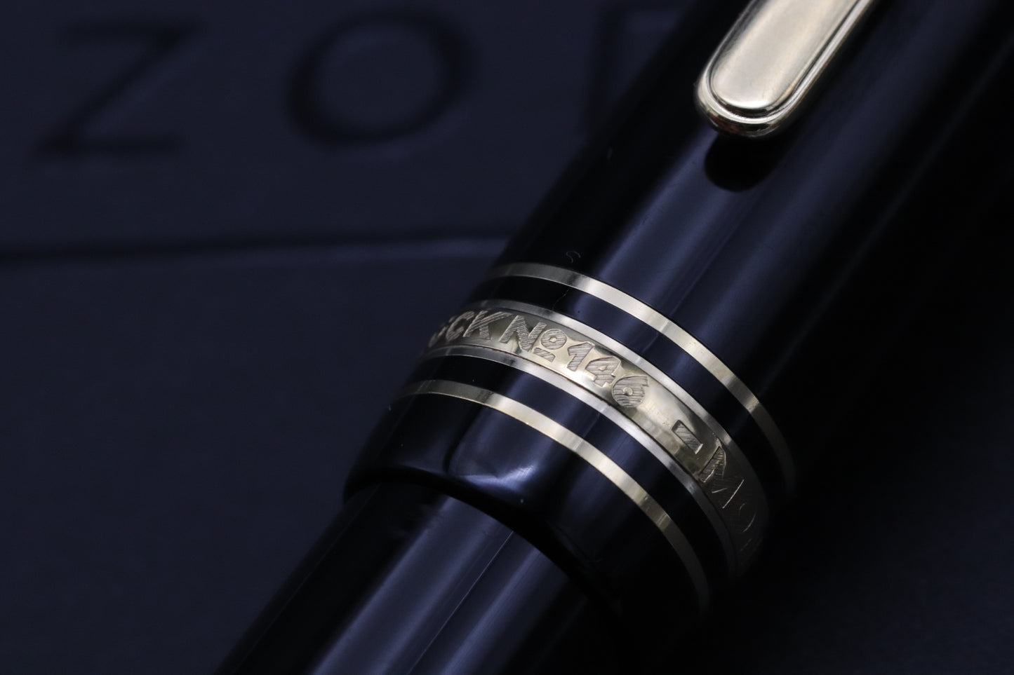 Montblanc Meisterstuck 146 LeGrand Gold Coated Fountain Pen - Fine Monotone Nib