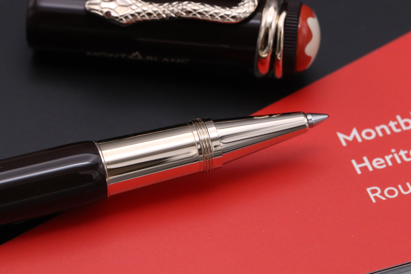 Montblanc Heritage Rouge et Noir Tropic Brown SE Rollerball Pen - UNUSED