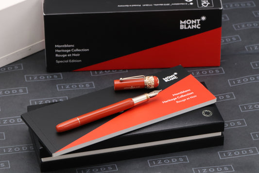 Montblanc Heritage Rouge et Noir Metamorphosis Coral Fountain Pen - UNUSED - F